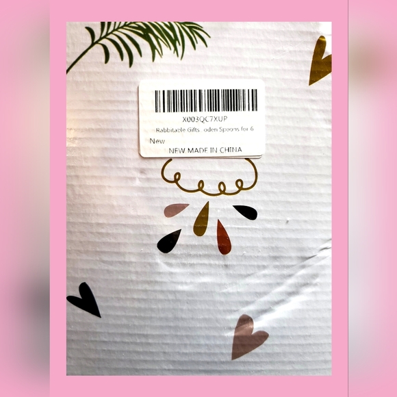 Ceramic Utensil Holder Farmhouse Crock/Wooden Spoons Gift for MOM - Picture 9 of 10